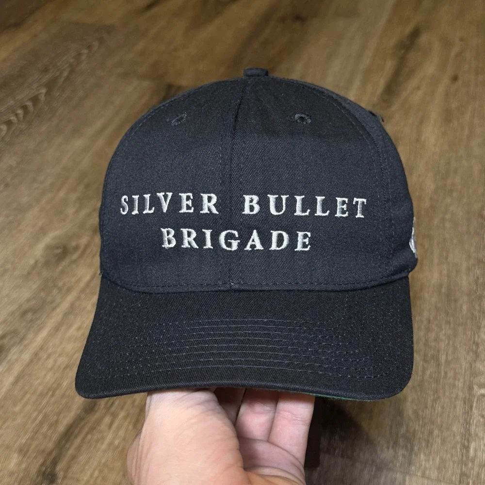 Silver Bullet Brigade‎ NRA Snapback Hat Army Black Military Charlton Heston USA
